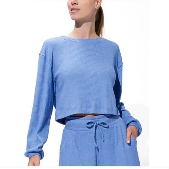 ELEVEN  Women's Razzle Dazzle Tennis Pullover Cornflower Blue NWT Extra Small - Picture 3 of 13